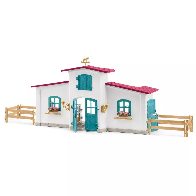 schleich HORSE CLUB Reitzentrum am See, granja, establo, caballos, 5 años, multicolor, plástico