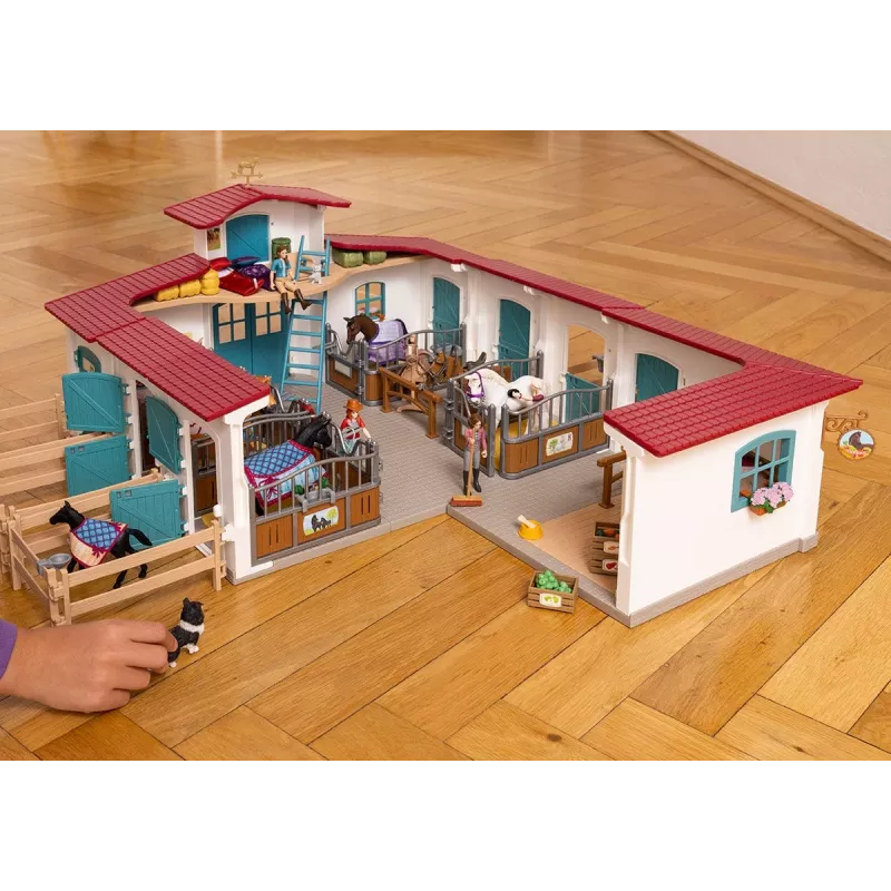 schleich HORSE CLUB Reitzentrum am See, granja, establo, caballos, 5 años, multicolor, plástico