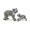 Schleich WILD LIFE Koala madre con cría 42566 verde grisáceo