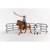schleich Cowgirl Team Roping Fun, 3 años, multicolor