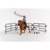 schleich Cowgirl Team Roping Fun, 3 años, multicolor