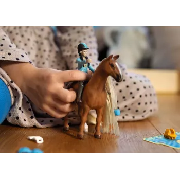 schleich HORSE CLUB Sofia’s Beauties Set de inicio Kim & Caramelo