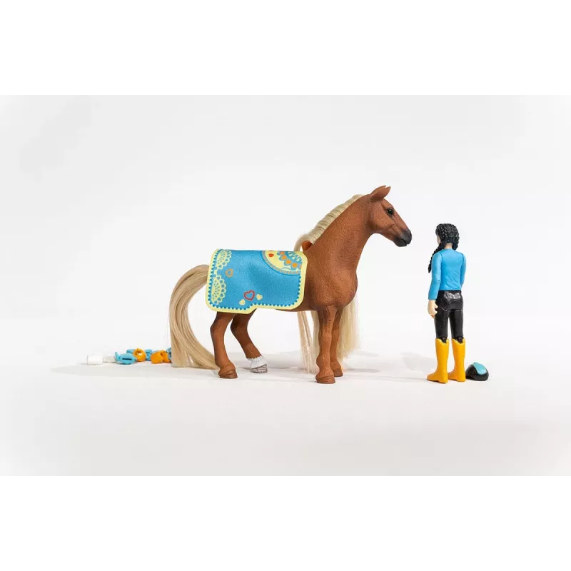 schleich HORSE CLUB Sofia’s Beauties Set de inicio Kim & Caramelo