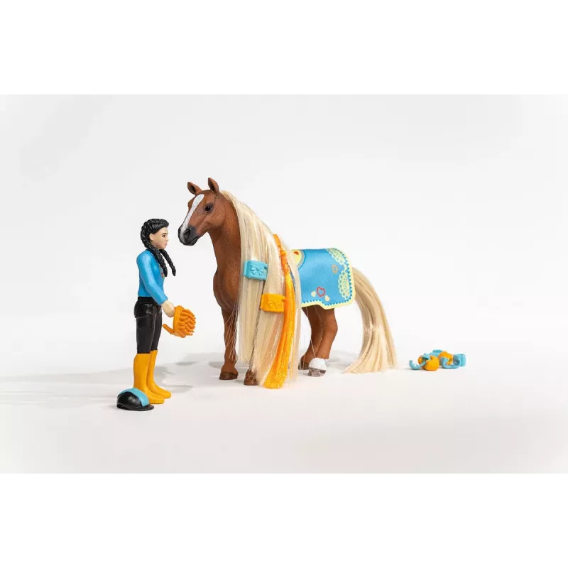 schleich HORSE CLUB Sofia’s Beauties Set de inicio Kim & Caramelo