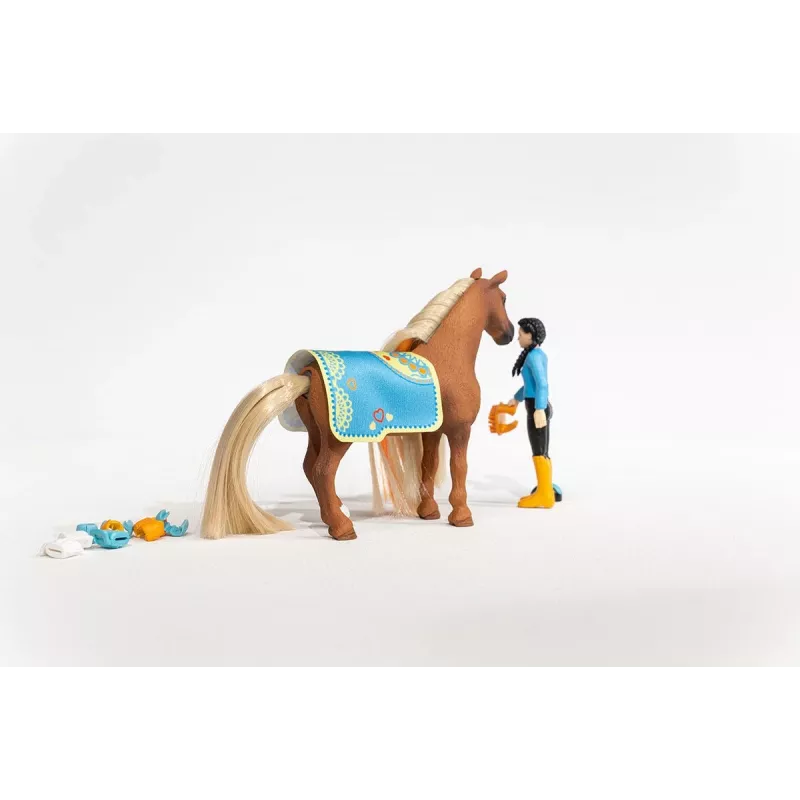 schleich HORSE CLUB Sofia’s Beauties Set de inicio Kim & Caramelo