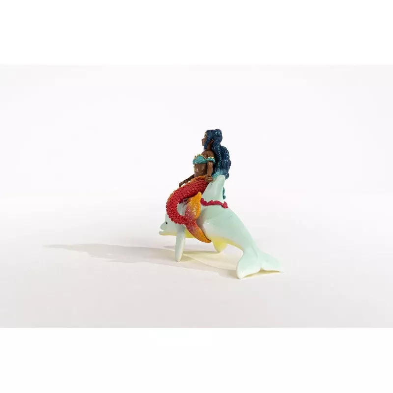 schleich Isabelle auf dem Delfin, 5 años, multicolor