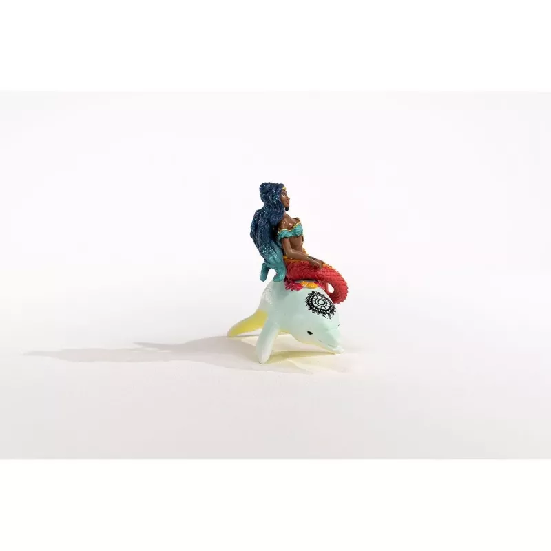schleich Isabelle auf dem Delfin, 5 años, multicolor