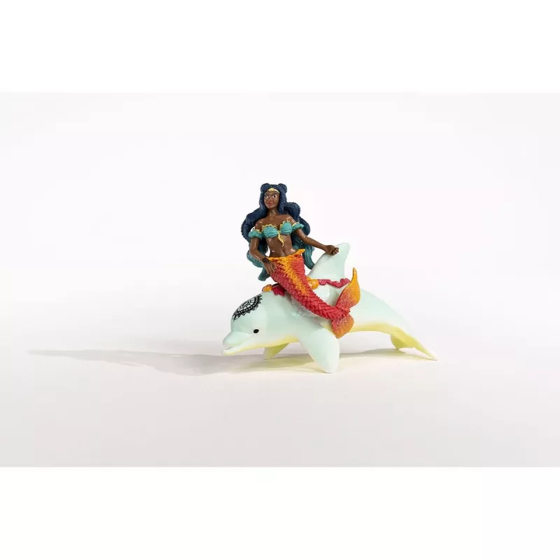 schleich Isabelle auf dem Delfin, 5 años, multicolor
