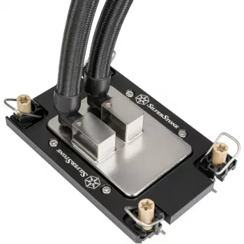 Kit de montaje de zócalo para disipador de CPU SILVERSTONE XAC-MK-4710 — soporte para Intel LGA4677 / LGA4710, negro, para XE360PDD / serie XE360