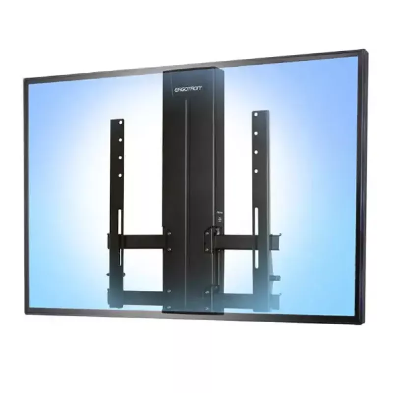 Ergotron Glide Wall Mount HD 61-061-085 soporte de pared, hasta 152,4 cm (60 pulgadas), regulable en altura, inclinable, 18,1 kg, negro