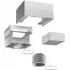 Set de recirculación para campana extractora Siemens LZ11FXC56, acero inoxidable, 4,2 kg, 1 ud.
