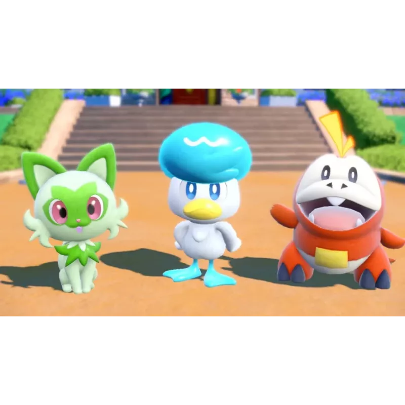 Nintendo Switch Pokémon Púrpura estándar alemán, neerlandés, inglés, español, francés, italiano, japonés, coreano Nintendo Switch