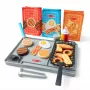 Melissa & Doug Flip & Fry set de juego de parrilla con comida de juguete de cambio de color Water WOW!, juguete preescolar a partir de 3 años