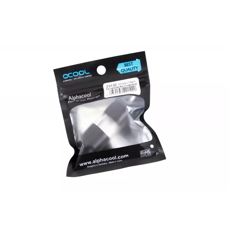 Sistema de refrigeración para PC Alphacool 29142 acetálico acrílico negro transparente 1/4