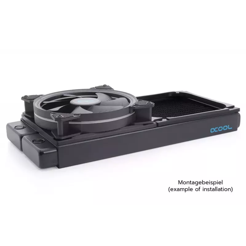 Sistema de refrigeración Alphacool 24831 silicona negro ventilador de 14 cm