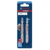 Hoja de sierra de calar Bosch T128BHM Carbide 2 uds. para laminado PVC