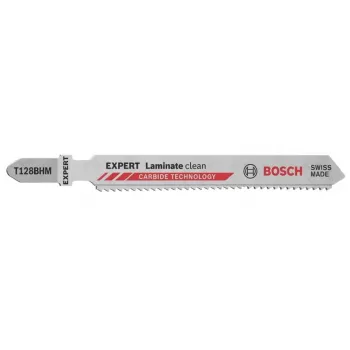 Hoja de sierra de calar Bosch T128BHM Carbide 2 uds. para laminado PVC