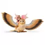 schleich BAYALA Hada volando sobre búho Glam, 5 año(s), elfos del sol, unicornios y hadas, multicolor, plástico