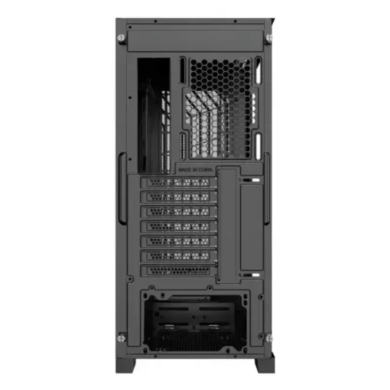 Caja de PC Midi Tower XILENCE Performance A+ BREEZE II — negra, cristal templado, compatible con ATX/Micro‑ATX/Mini‑ITX, 3x140mm frontal, 1x120mm trasero
