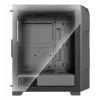 Caja de PC Midi Tower XILENCE Performance A+ BREEZE II — negra, cristal templado, compatible con ATX/Micro‑ATX/Mini‑ITX, 3x140mm frontal, 1x120mm trasero