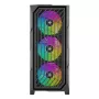 Caja de PC Midi Tower XILENCE Performance A+ BREEZE II — negra, cristal templado, compatible con ATX/Micro‑ATX/Mini‑ITX, 3x140mm frontal, 1x120mm trasero
