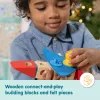 Melissa & Doug Blockables Vehículos set de construcción de madera, 54 piezas, 6074902