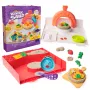 Kinetic Sand, SquishPizza set de juego de horno de pizza que crece, regalos creativos de Pascua, incluye 1 lb de arena moldeable y 5 herramientas, manualidades de alimentos de juguete juguete para niños