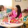 Kinetic Sand, SquishPizza set de juego de horno de pizza que crece, regalos creativos de Pascua, incluye 1 lb de arena moldeable y 5 herramientas, manualidades de alimentos de juguete para niños