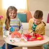 Kinetic Sand, SquishPizza set de juego de horno de pizza que crece, regalos creativos de Pascua, incluye 1 lb de arena moldeable y 5 herramientas, manualidades de alimentos de juguete para niños