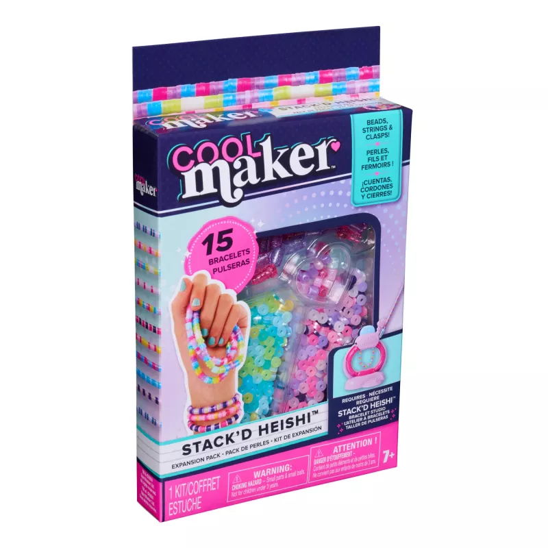 Spin Master Cool Maker Stack'd Heishi 6073900 set de recarga para crear pulseras, a partir de 7 años