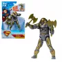Figura de acción Superman Hammer of Boravia 6 pulgadas, estilo película, incluye 2 accesorios, Oro/Gris