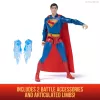 DC Comics, SUPERMAN Figura de acción Epic Strike, 15 cm, estilo auténtico de la película, incluye 2 accesorios, juguete para niños y niñas a partir de 4 años