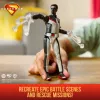DC Comics, SUPERMAN, Mr. Terrific, Figura de acción Epic Strike, 15 cm, diseño auténtico de la película, incluye 2 accesorios, juguete para niños y niñas a partir de 4 años