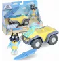 Moose Toys Bluey S9 Set de figura y vehículo Quad de playa con Bandit