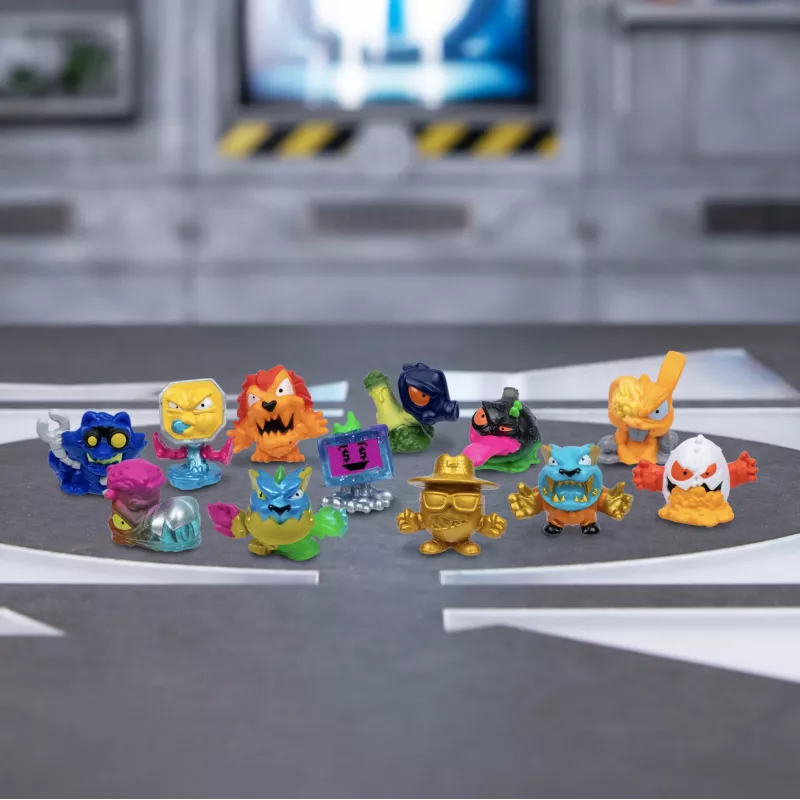 Moose Toys MrBeast Lab Swarms II Atomic pack de 12, 5 años, multicolor