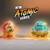 Moose Toys MrBeast Lab Swarms II Atomic pack de 12, 5 años, multicolor