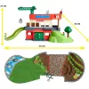 Playset Simba‑Dickie Majorette CLAAS Farm Playset — edificio de juego, set temático de granja