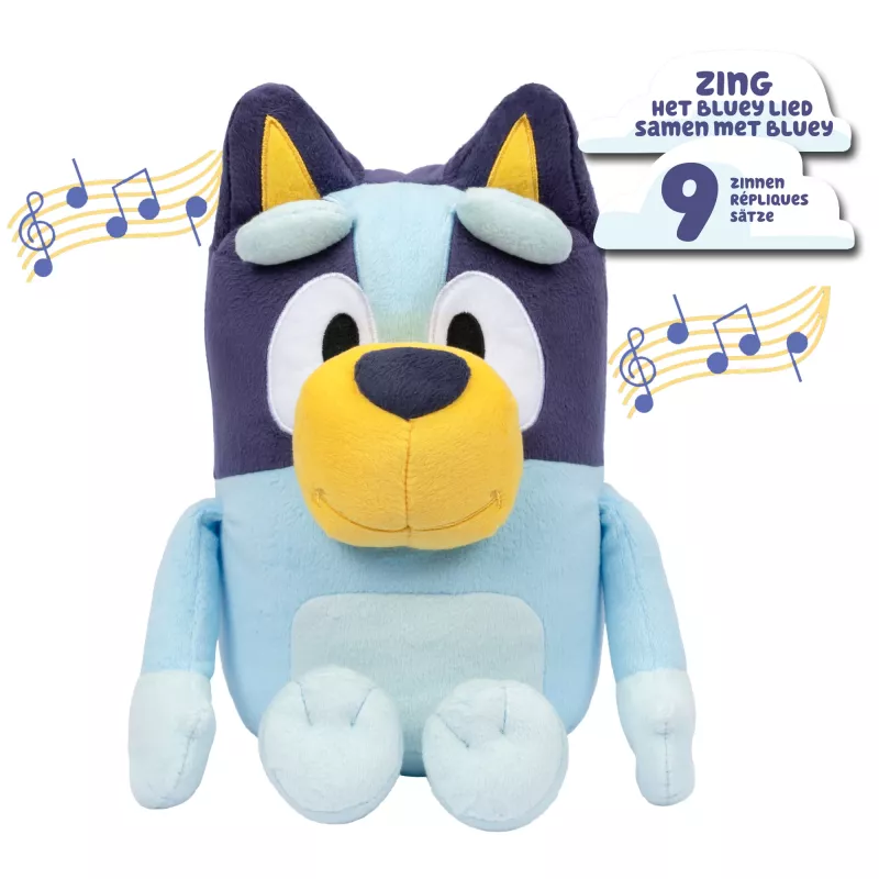 Moose Toys BLUEY parlante, personaje de dibujos animados, 3 año(s), con sonido, AA, pilas incluidas