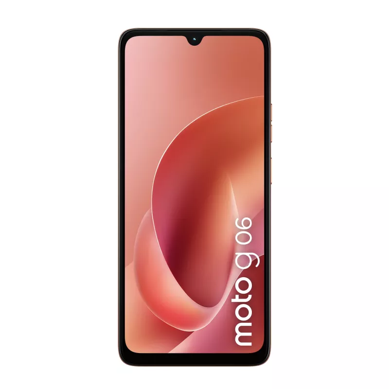 Motorola moto g06 XT2535-14 smartphone, 6,88 pulgadas (17,48 cm), MediaTek Helio G81-Extreme, 4 GB RAM, 256 GB, 50 MP, Android, naranja Arabesque