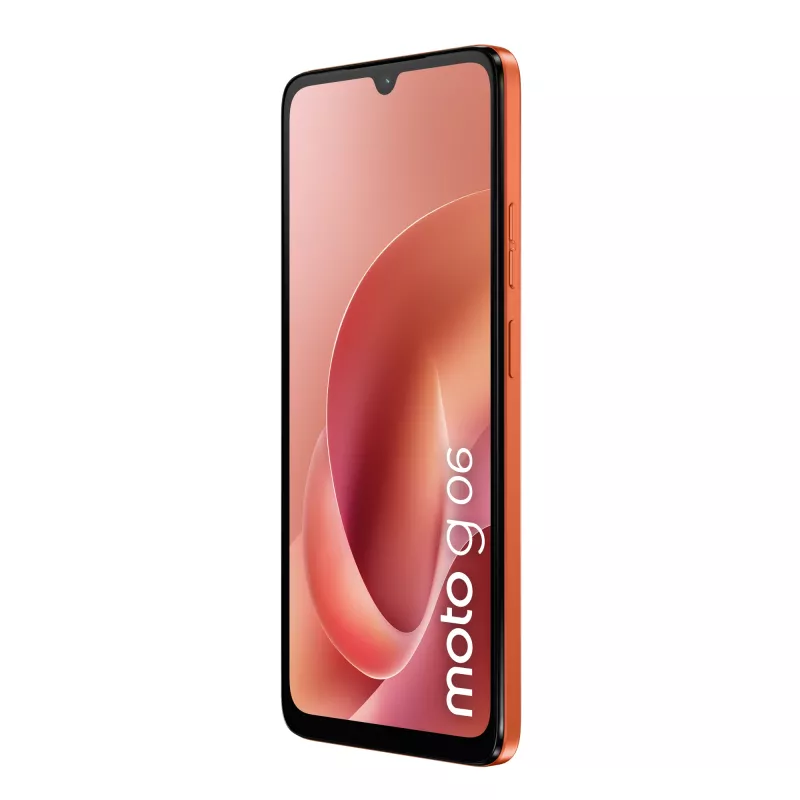 Motorola moto g06 XT2535-14 smartphone, 6,88 pulgadas (17,48 cm), MediaTek Helio G81-Extreme, 4 GB RAM, 256 GB, 50 MP, Android, naranja Arabesque