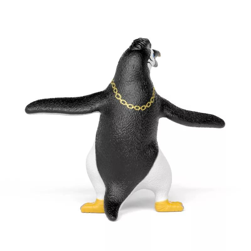 schleich Juri el pingüino con collar, 3 año(s), multicolor, plástico