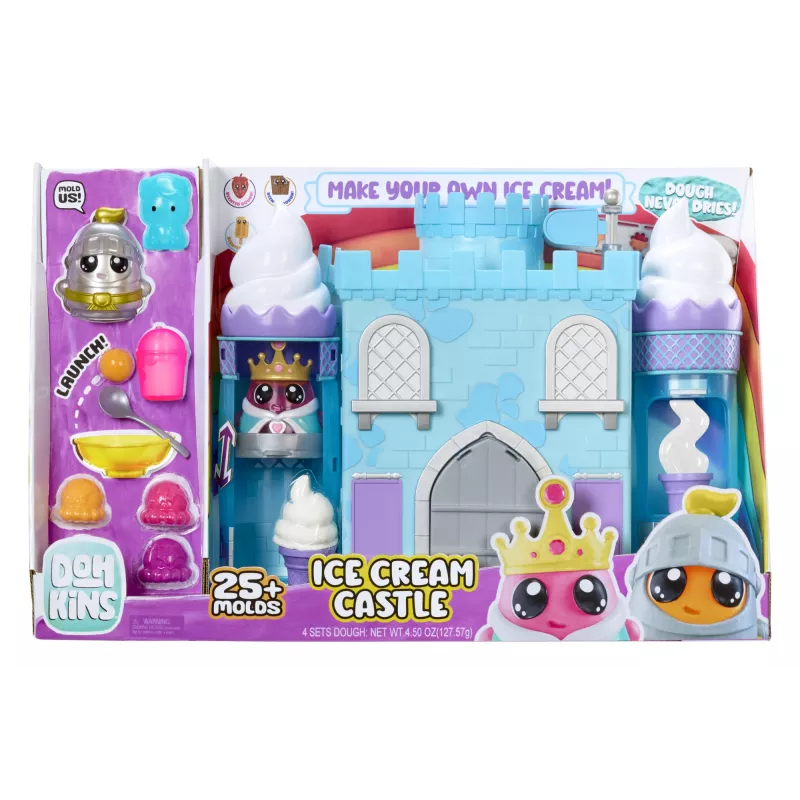 MGA Entertainment DohKins Ice Cream Castle 123095 set de juego de plastilina, a partir de 3 años