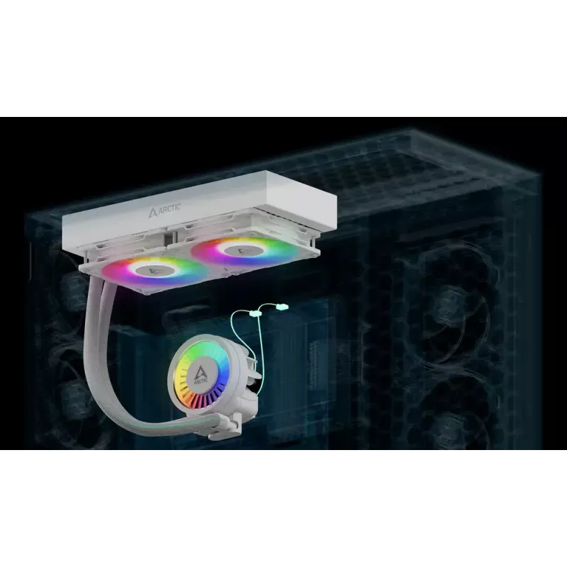 ARCTIC Liquid Freezer III Pro 280 A-RGB (blanco) refrigeración líquida todo en uno para CPU multicompatible con A-RGB