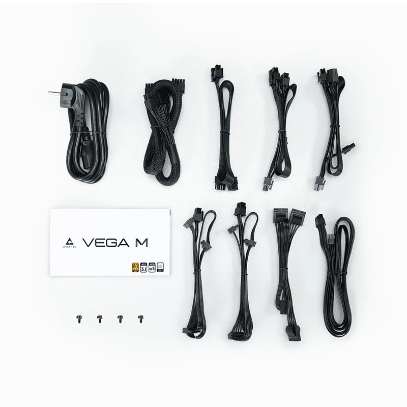 Fuente de alimentación Chieftec Vega PPG-1000-C 1000 W 24 pines ATX ATX blanca