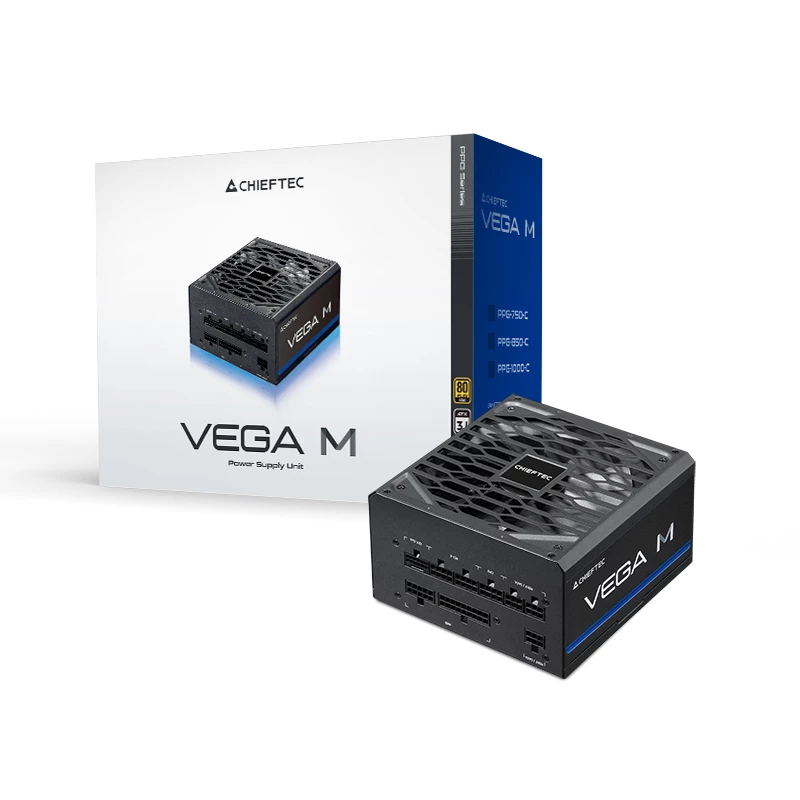 Fuente de alimentación Chieftec Vega PPG-1000-C 1000 W 24 pines ATX ATX blanca