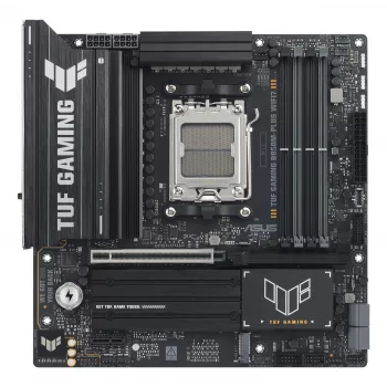 Placa base ASUS TUF GAMING B850M-PLUS WIFI7 micro ATX, AMD B850, socket AM5, DDR5, 4 DIMM, 256GB, Wi‑Fi 7, 2,5Gb LAN