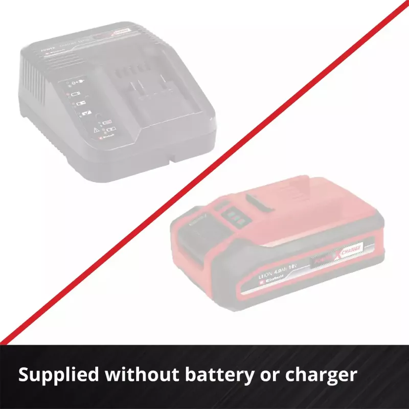 Cortasetos a batería EINHELL GP-CH 18/50 Li BL-Solo — plataforma de batería 18V, espada de 50 cm