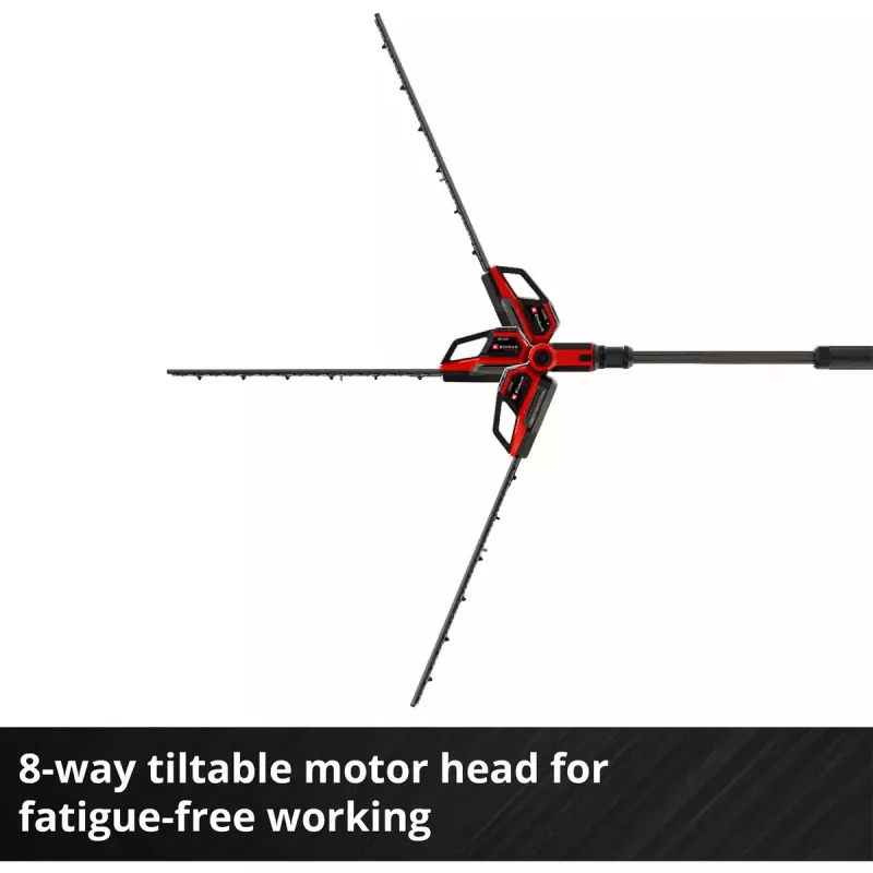 Cortasetos telescópico a batería EINHELL GP-HH 18/50 Li T BL-Solo — 18 V, espada de corte 50 cm, alcance telescópico