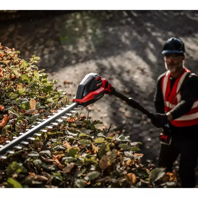 Cortasetos telescópico a batería EINHELL GP-HH 18/50 Li T BL-Solo — 18 V, espada de corte 50 cm, alcance telescópico
