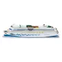 Modelo de barco de pasajeros Siku Cruiseliner Aida, premontado, escala 1:1400, 226×54×75 mm
